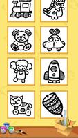 Livro de colorir brinquedos - Jogos de crianças imagem de tela 1
