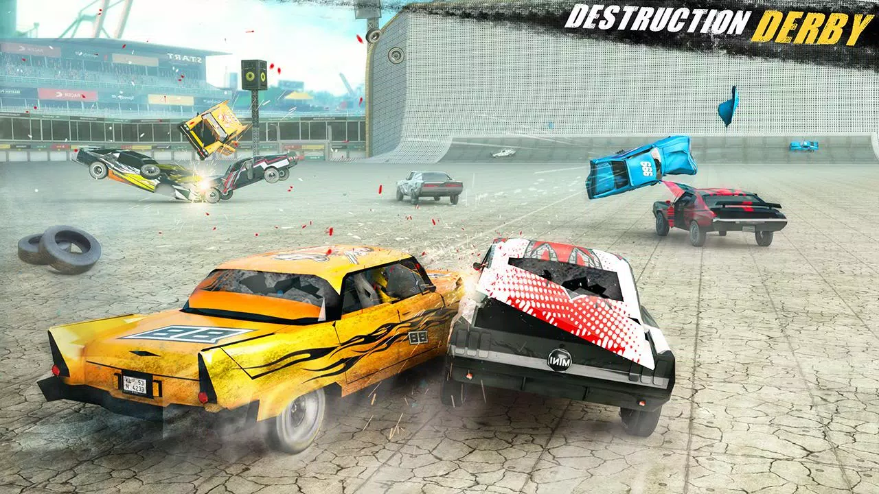 Crash Cars - A Physics Smashing Demolition Derby