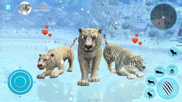 Wild White Tiger Family Sim capture d'écran 2