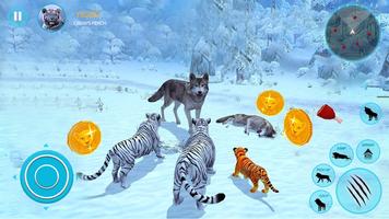 Wild White Tiger Family Sim capture d'écran 3