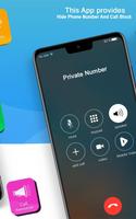 Hide Phone Number & Private Call Blocker capture d'écran 1