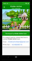 Active Kids - Kinder/Preschooler App Affiche