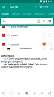 German - Turkish dictionary screenshot 1