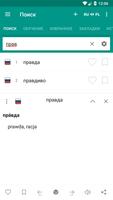 Русско-польский словарь पोस्टर