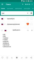 Russian-Czech dictionary screenshot 1