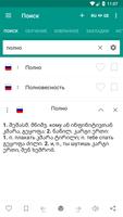 Русско-грузинский  словарь Affiche