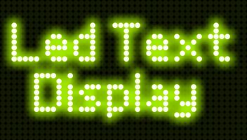LED Scrolling Text Display poster