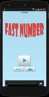 Poster Fast Number - How fast you are