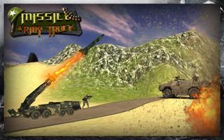 Poster 3D Army Missile Launcher Truck