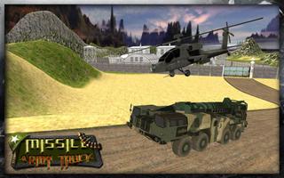 3D Army Missile Launcher Truck تصوير الشاشة 1