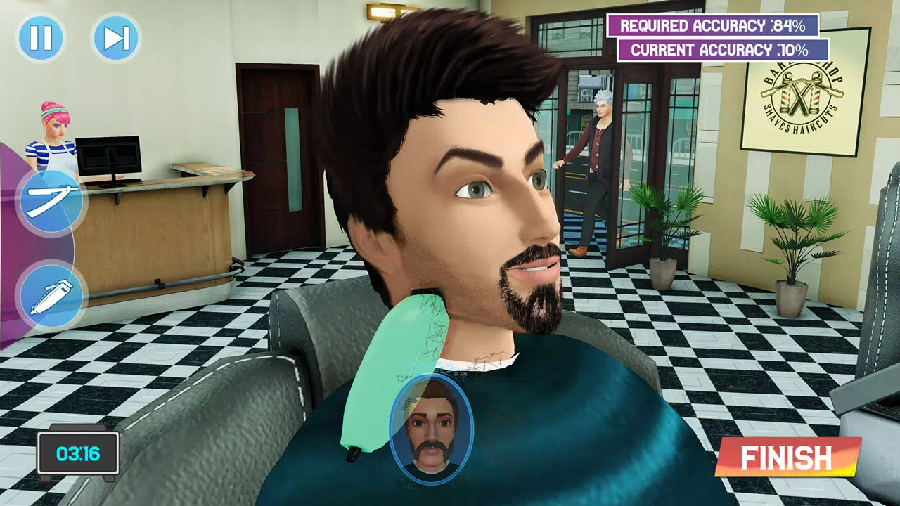 Real Barber Shop Haircut Salon 3D- Hair Cut Games APK pour Android  Télécharger