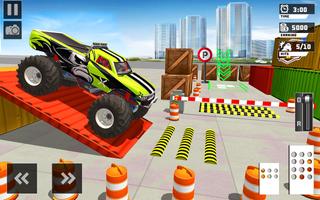 Monster Truck Parking Games 3D capture d'écran 3