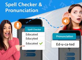 Word Pronunciation-Spell Check الملصق