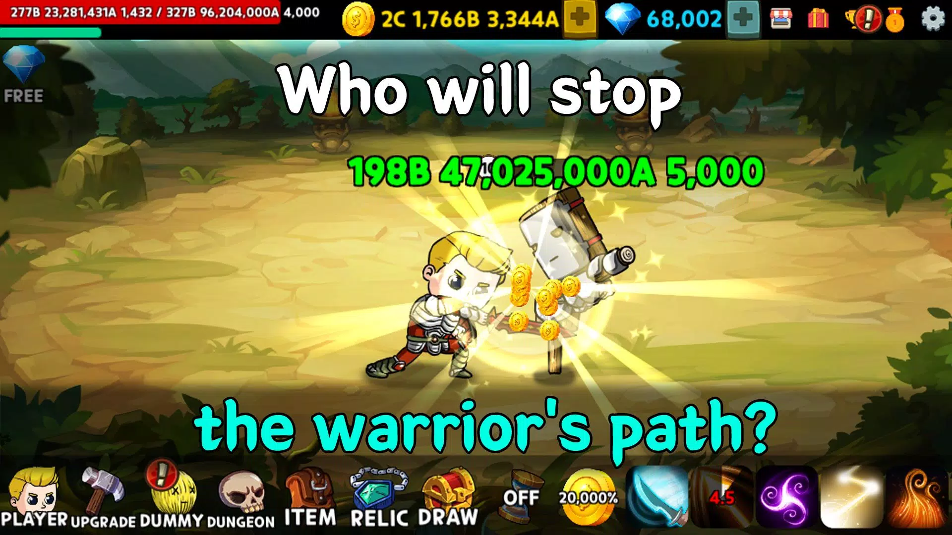 Clicker Warriors no Steam