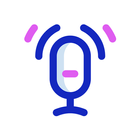 Audio chat icône