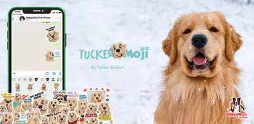TuckerMoji - Golden Dog Sticke