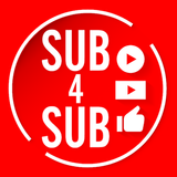 Sub for Sub Get View Sub Like icon