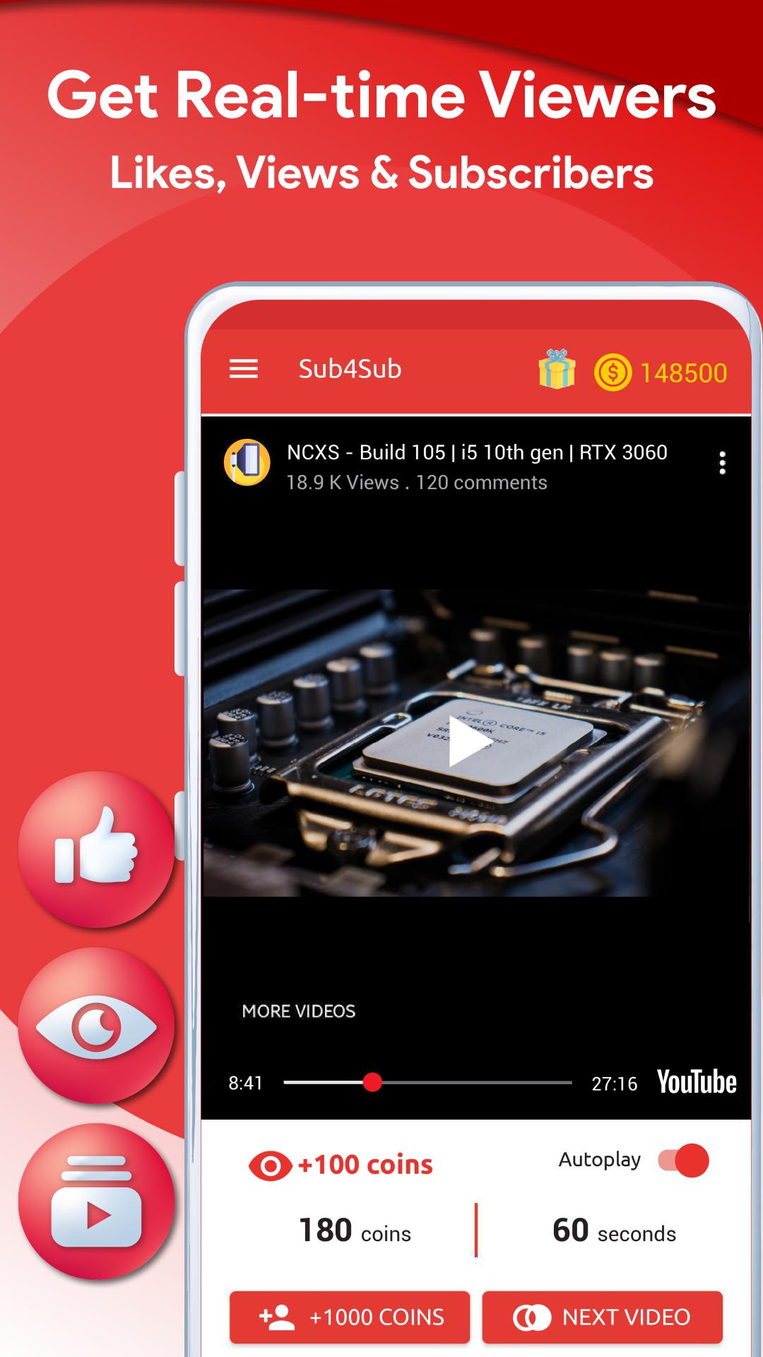 Sub For Sub Get View Sub Like Apk For Android Download