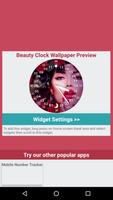 Beauty Clock Live Wallpaper Screenshot 3