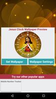 Jesus Clock Live Wallpaper imagem de tela 1
