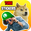 Stickers de Youtubers (WAStickerApps)