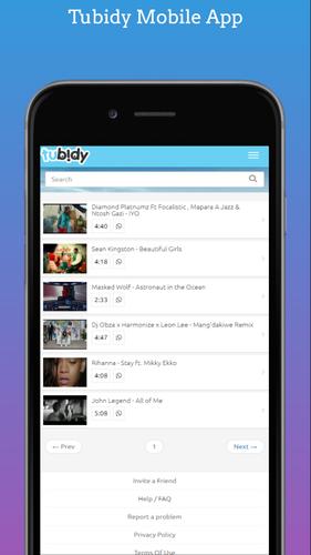 Official Tubidy Mobi MP3 Music APK pour Android Télécharger