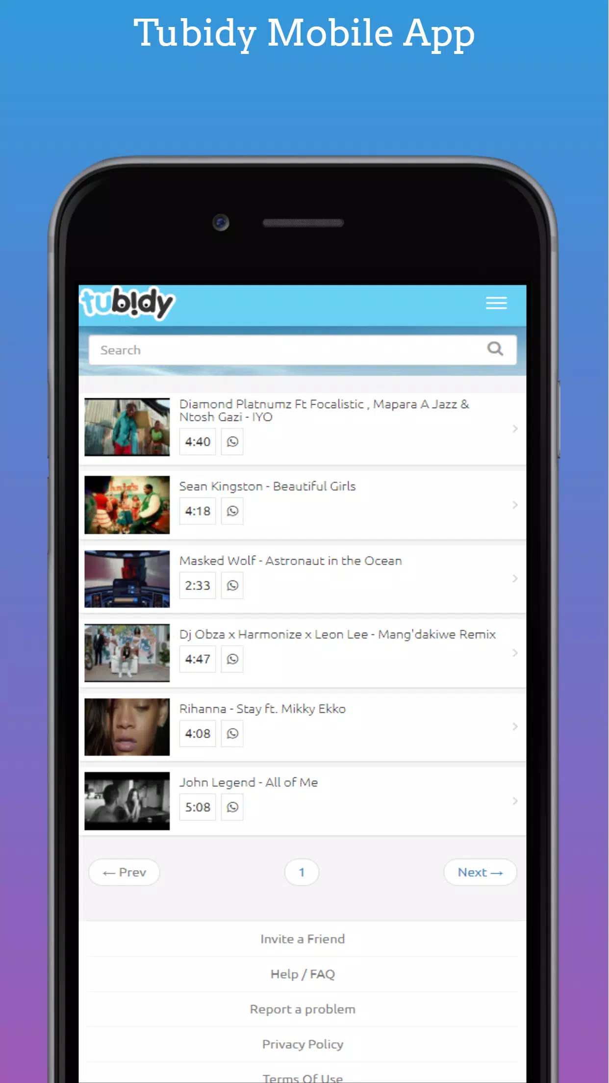 Official Tubidy Mobi MP3 Music APK voor Android Download