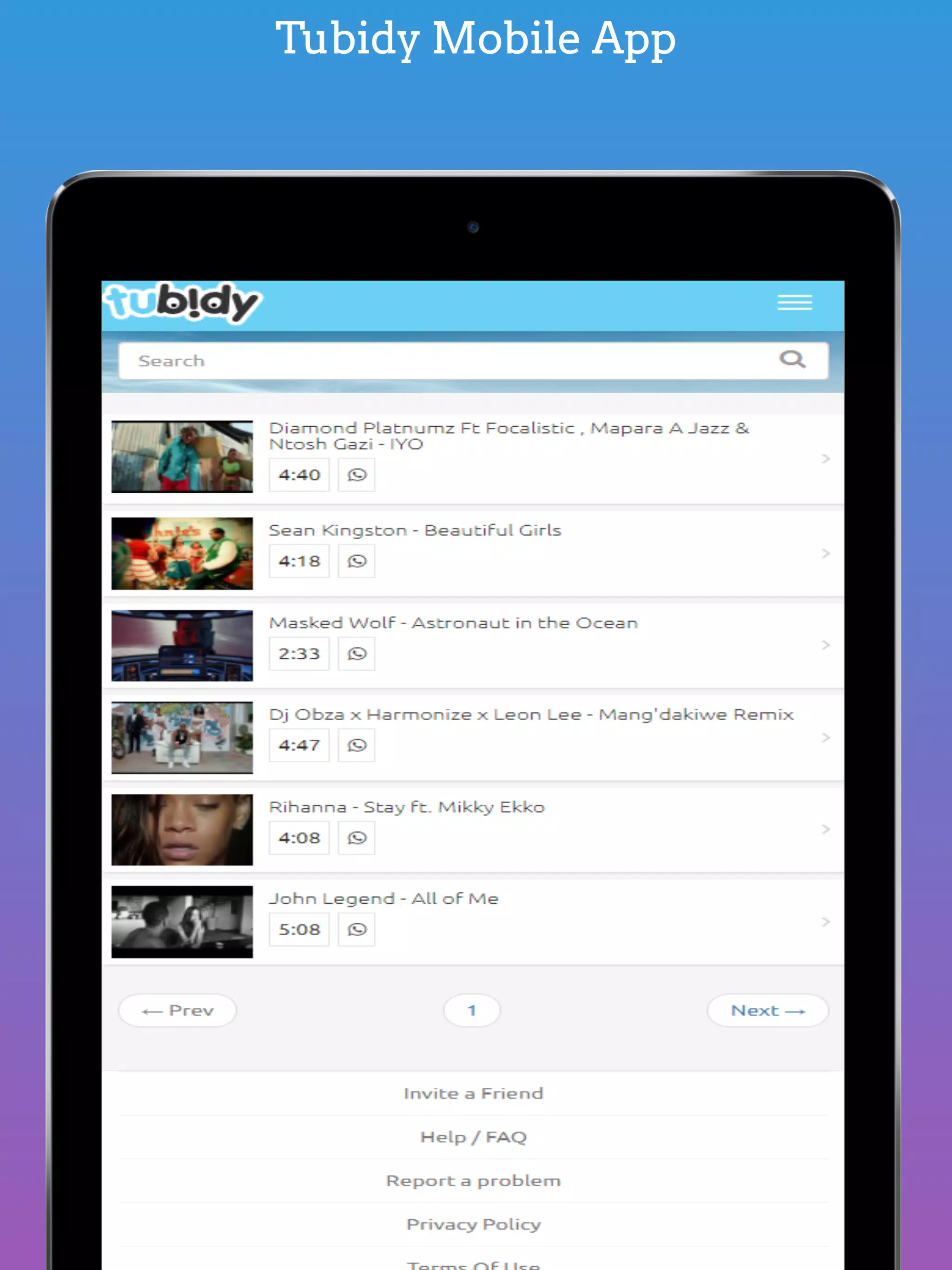 Official Tubidy Mobi MP3 Music APK for Android Download