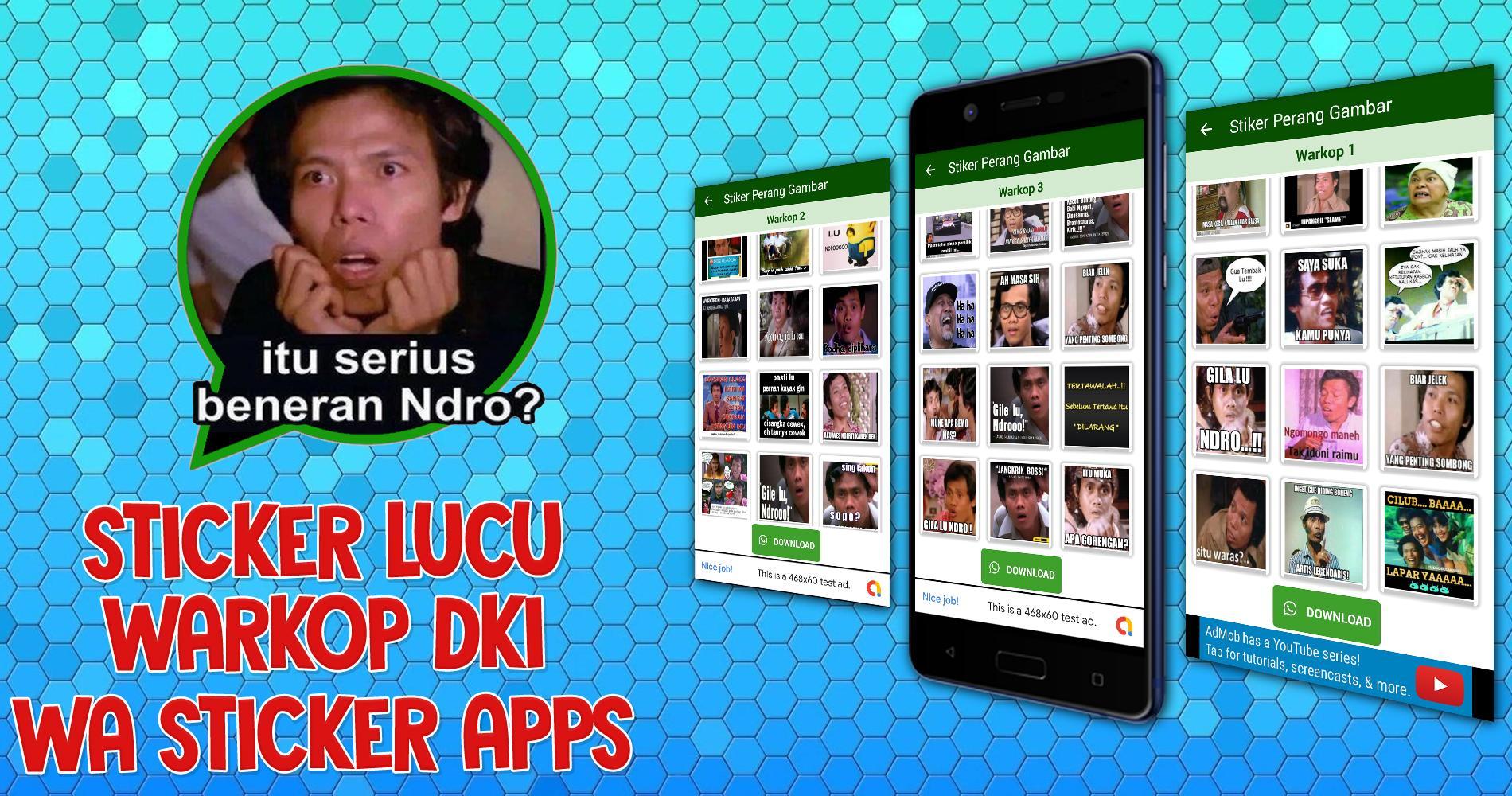 Wa Sticker Meme Warkop Lucu Stickers Wastickerapp For Android