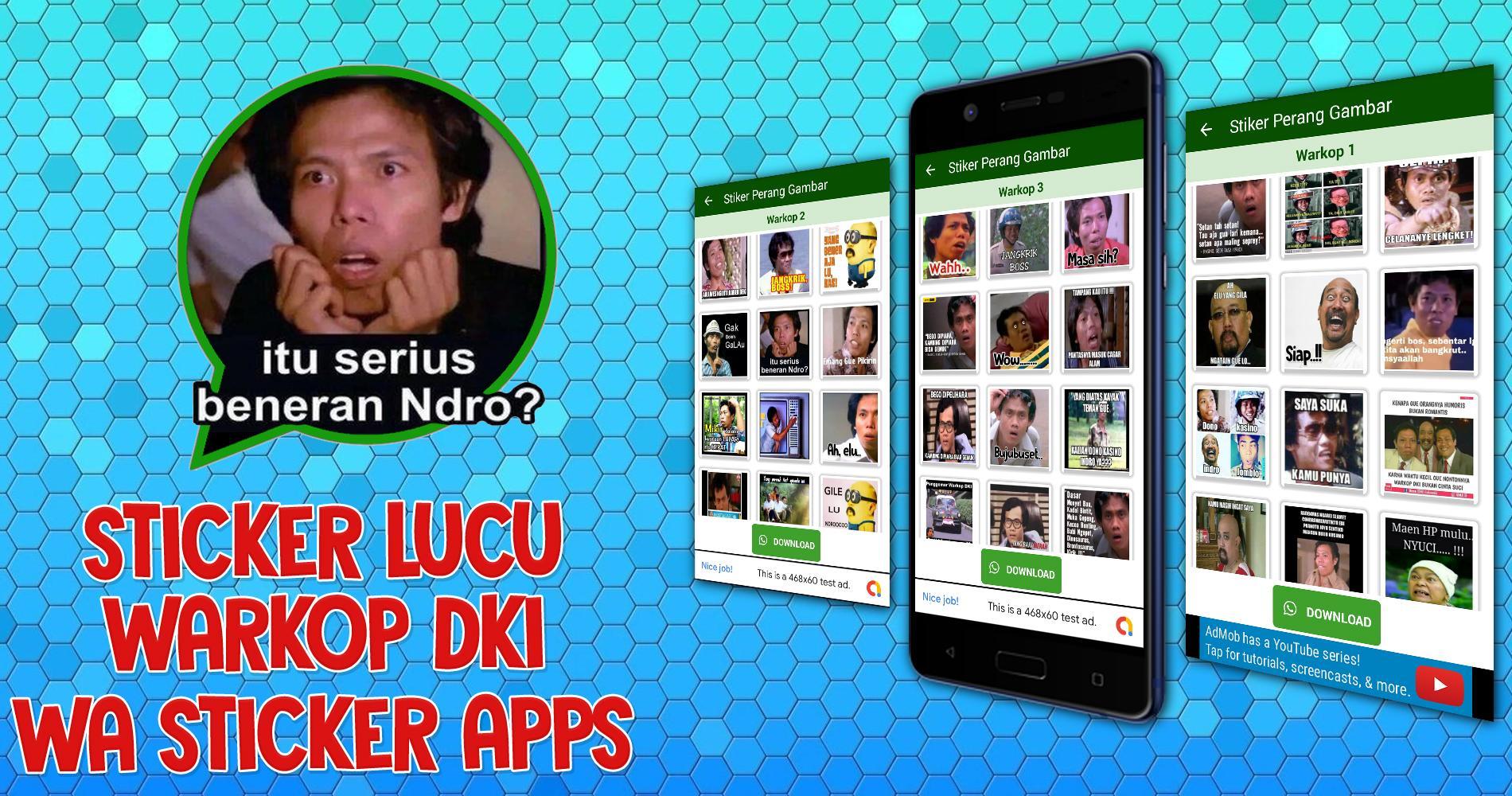 Wa Sticker Meme Warkop Lucu Stickers Wastickerapp For Android