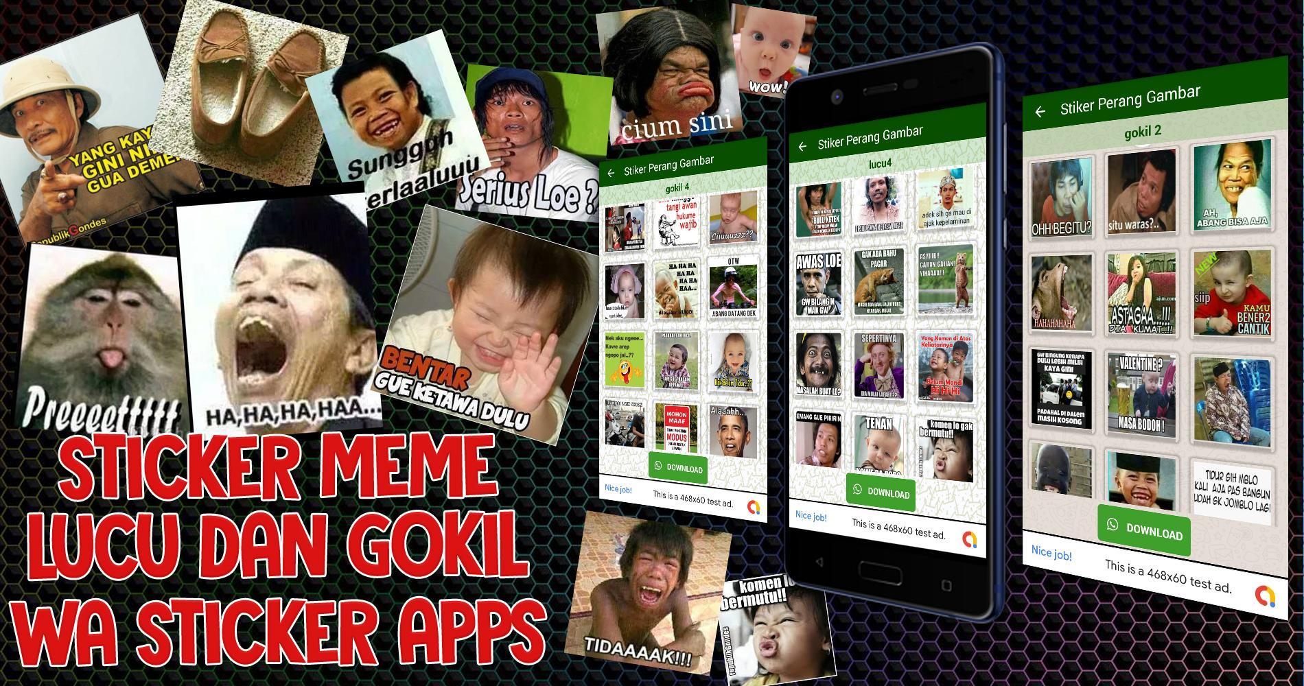Stiker Lucu Meme Indonesia Stickers WaStickerApp For Android APK Download