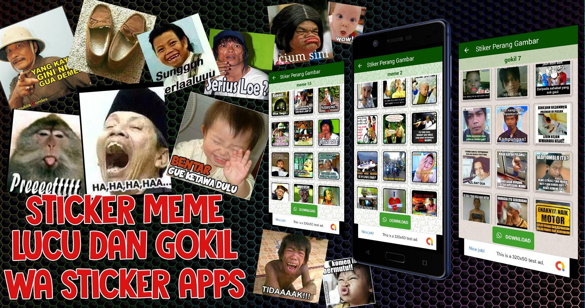 Stiker Lucu Meme Indonesia Stickers Wastickerapp For Android Apk