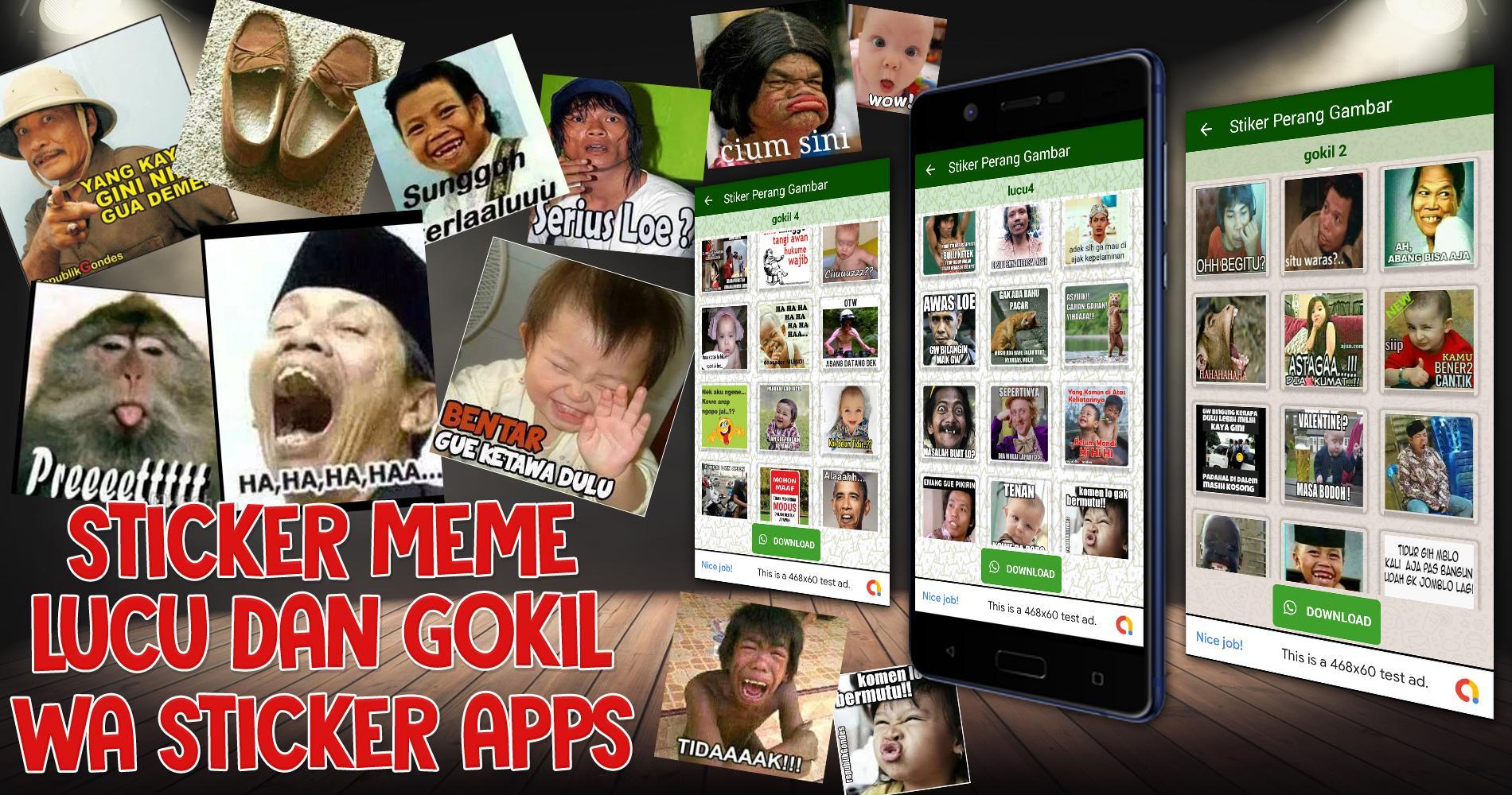 Stiker Meme Indonesia Lucu Stickers Wastickerapps For Android Apk Download