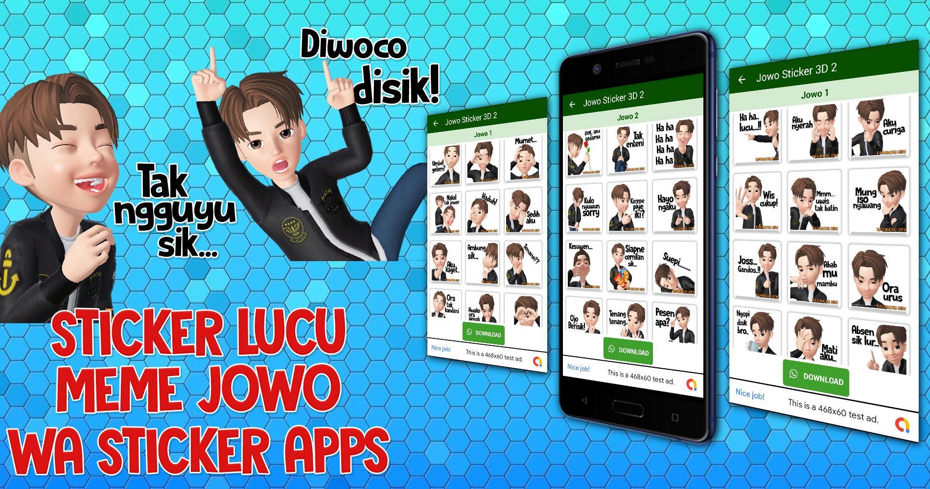 3d Wa Stiker Jowo Lucu Wastickerapps Jawa Terbaru For Android