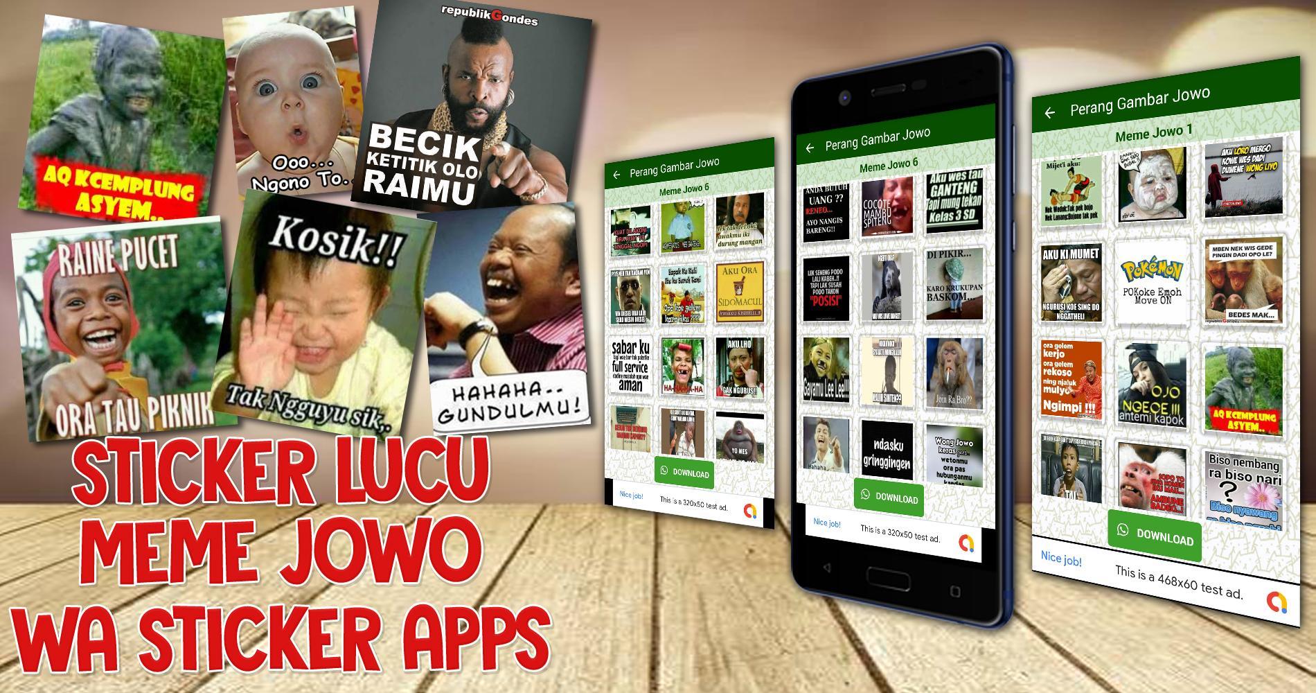 Stiker Jawa Perang Gambar Meme Lucu Wastickerapps For Android