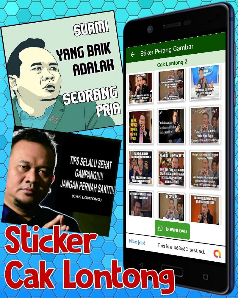 Wa Stiker Lucu Cak Lontong Meme Wastickersapps For Android Apk