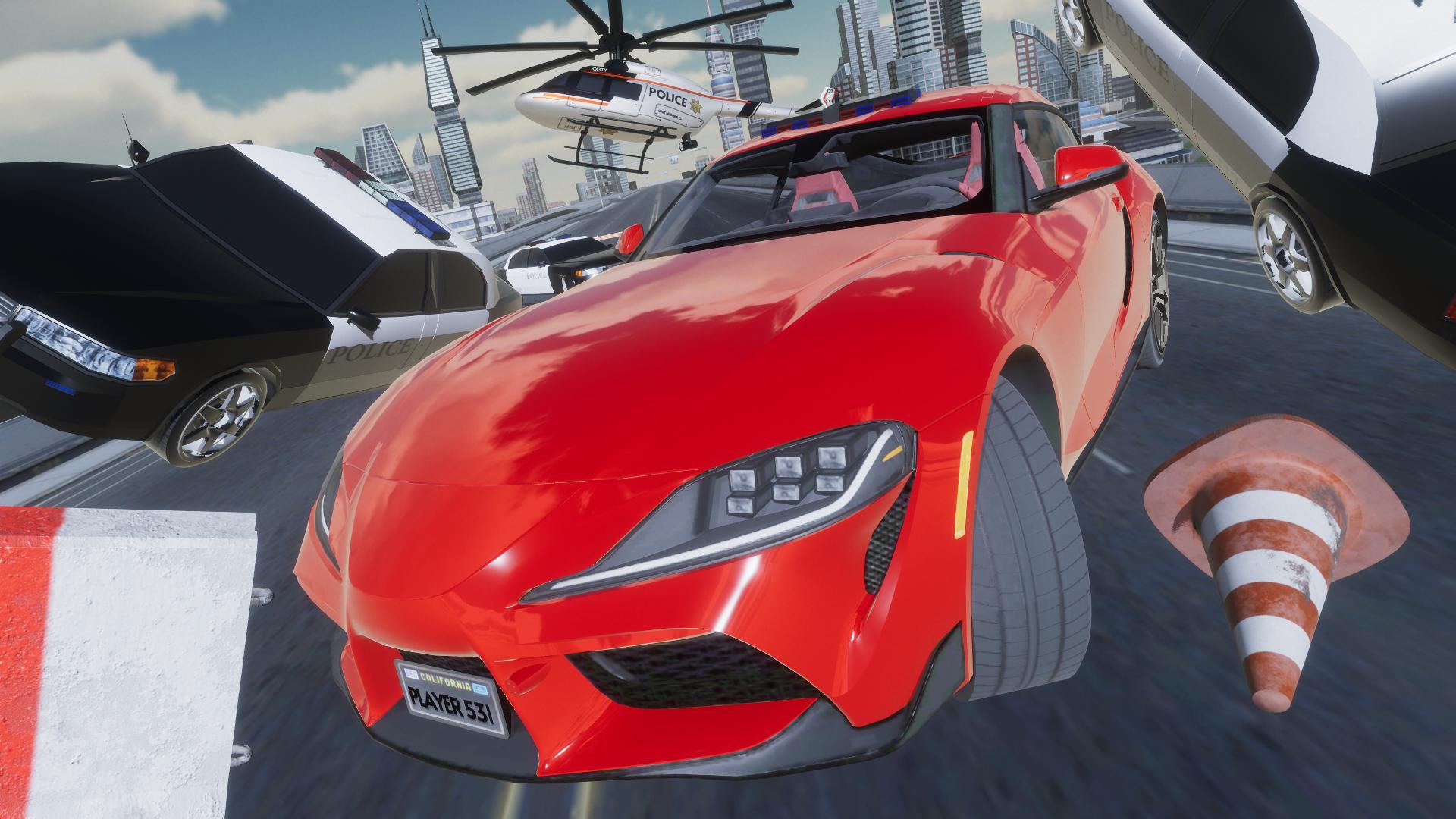 Toyota Supra Police