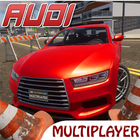 Online-Audi-Auto-Fahrspiel Zeichen