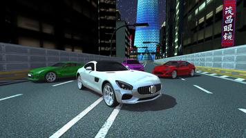 Автомобиль Mercedes Drift постер