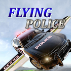 Flying Car City Police Chase icon