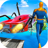 Super Hero Mega Car Parkour Simulator 2021