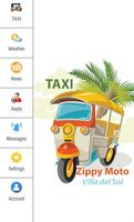 Zippy Moto Taxi Villa del Sol Affiche