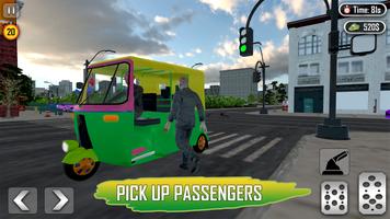 Tuk Tuk Auto Rickshaw Patrol الملصق