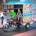 Jeu de pousse-pousse Tuk Tuk icône