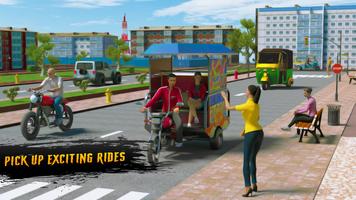 Tuk Tuk Auto Rickshaw Game 3d poster