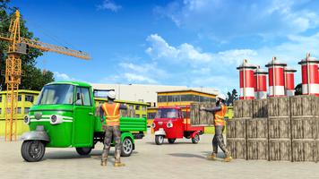 City Tuk Tuk Rickshaw Games 3D screenshot 2