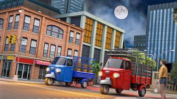 City Tuk Tuk Rickshaw Games 3D screenshot 3