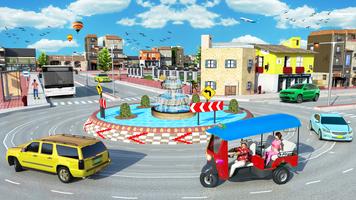Modern Rickshaw Simulator Game تصوير الشاشة 1