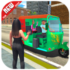 Tuk Tuk Auto Rickshaw - New Rickshaw Driving Games biểu tượng
