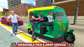 Tuk Tuk Auto Rickshaw - New Rickshaw Driving Games Affiche